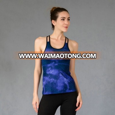 wholesale hot girl sexy stringer tank top women fitness compression pure tank top for women