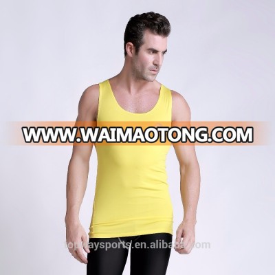 Plain Soft Light Fitness Singlets Mens Sports Styles With Personal Brand Logo