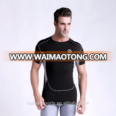 Sportswear Men Workout Fitness Clothing Blank Compression Shirts Activewear Mens Fitness Shirt