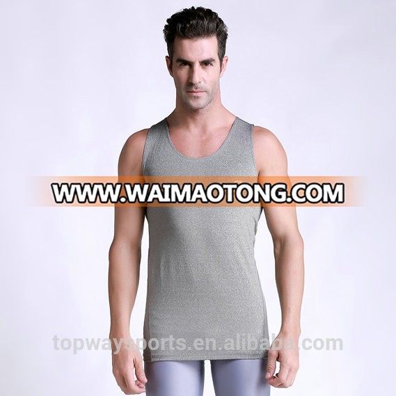 Wholesale Fitness Apparel Mens Gym Stringer Vest Custom Fitness T Shirt Men Vest